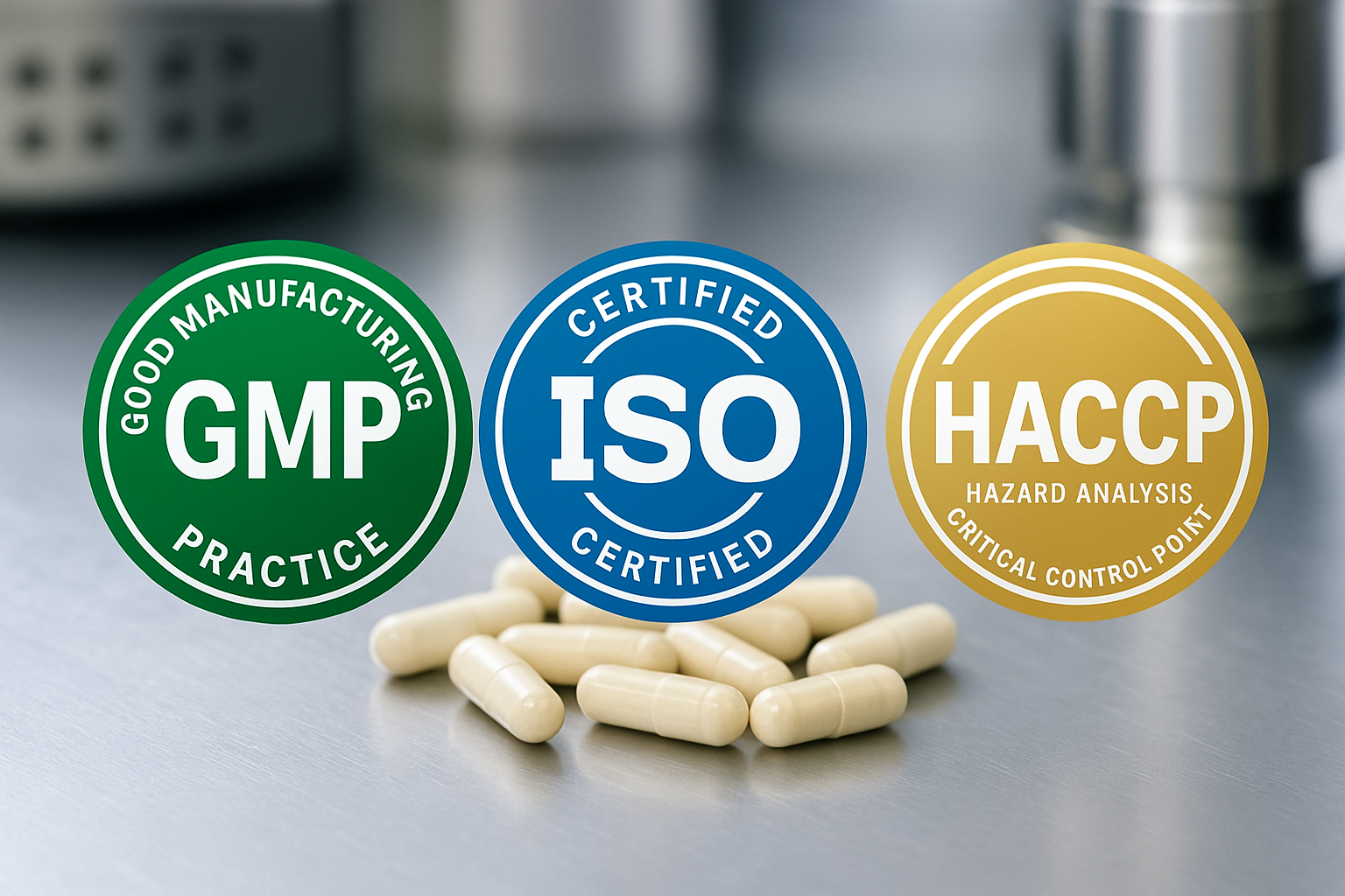 Normas GMP, ISO y HACCP en la producción de suplementos: ¿qué ...