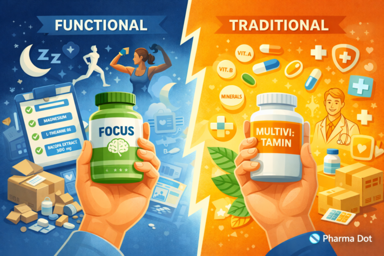 Suplementy funkcjonalne vs klasyczne – jak zmieniają się oczekiwania klientów