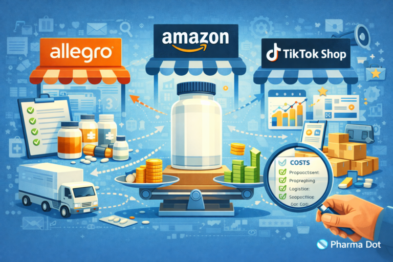 Jak przygotować suplementy do sprzedaży na Allegro, Amazon i TikTok Shop