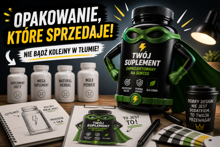 Jak zaprojektować opakowanie suplementu, które sprzedaje
